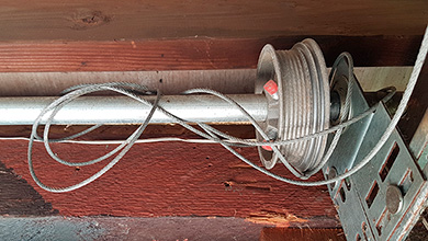 You May Have a broken Spring or Jammed Pulley