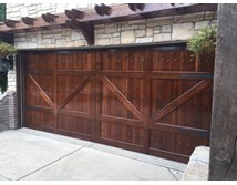 Barn Style Custom Wood Garage Door