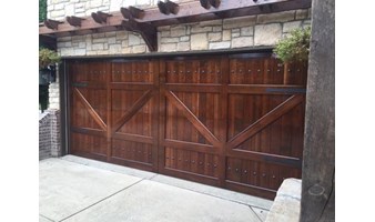 Barn Style Custom Wood Garage Door