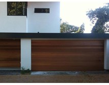 Modern Style Custom Wood Garage Door