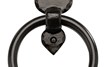 4 1/2" Elegance Traditional Aluminum Solid Spear End Ring pull/ w Keeper
