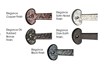22" Barcelona Style Aluminum Hinge