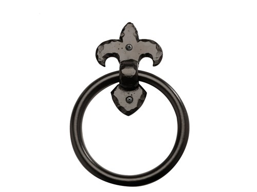 6" Aluminum Fluer de LIS Ring Pull