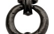 6" Fluer de Lis knocker kit; Iron