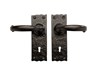 6" Traditional Handle Set w/ Key hole ( non-operating)