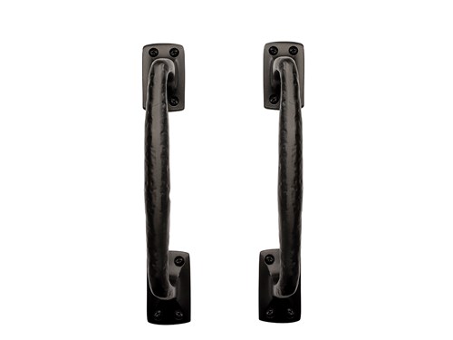 10 1/2" Square End Pull Handle ; Solid Aluminum