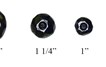 3/4",1", 1-1/4", 1-3/4" Round Screw Mt. Clavos