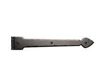 16" Elegance Rustic Solid Aluminum Hinge; W/Butt Pin