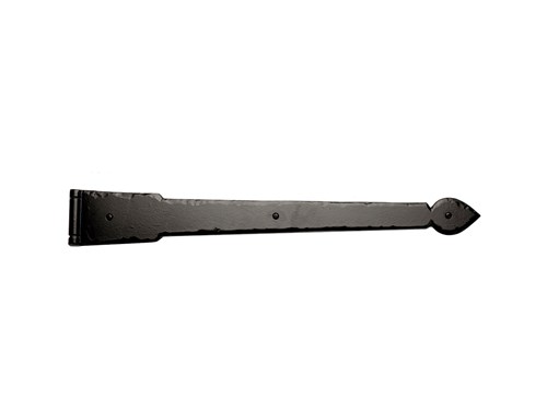 24" Rustic Spear Hinge solid Aluminum; with Butt Pin