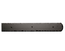 17"/ 24" Mission Hinge Flat End; Solid Aluminum