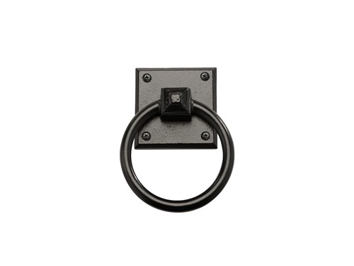 4-1/2" Mission Square Ring Pull; Solid Aluminum