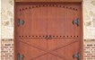 12x8 In. Fleur de Lis 2pc offset Hinge; Solid Aluminum;Black