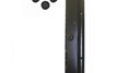 12x10 In. Barcelona 2pc offset Hinge Assembly; Solid Aluminum; Black