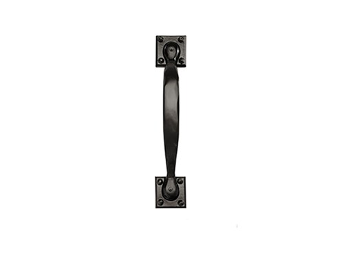 14.5 in. Rustic Mission Pull Handles /w square backer plates
