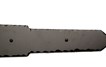 15-1/2" Rustic Ranch Hinge w Lip& Butt Pin; Solid Aluminum