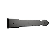15-1/2 Rustic Ranch Hinge w/Butt Pin; Solid Aluminum