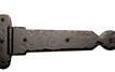 16" Rustic Spear End Faux Hinge; Solid Aluminum