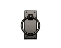 4 1/2" Tall Mission Ring Pull; Solid Aluminum