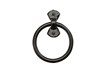 4 1/2" Rustic Ranch Ring Pull W/ Keeper Only; Solid Aluminum