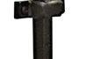 10" Rustic Cane Bolt Latch; Solid Aluminum