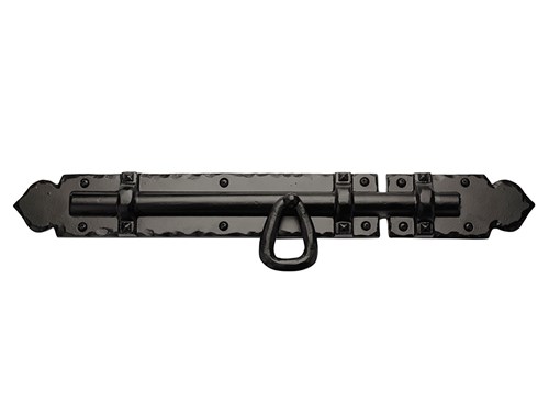 24" Rustic Gate Latch; Solid Aluminum