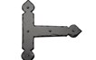 10" x 9" Rustic T Bracket; Solid Aluminum