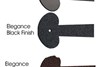 9" Colonial Bean End Pull Handle Stamped Steel