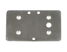 Latch Backer Plate for use w/ dual handles