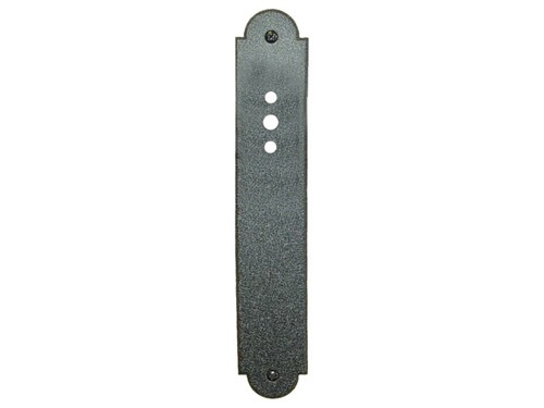 Escutcheon Plate Round Top; Stamped Steel