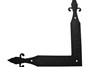 Saratoga L Bracket 10" stamped steel