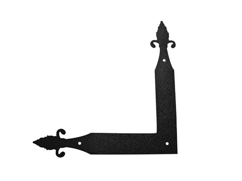 Saratoga L Bracket 10" stamped steel